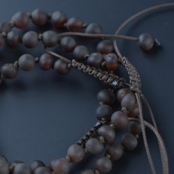 Womens adjustable amber bracelet cherry color